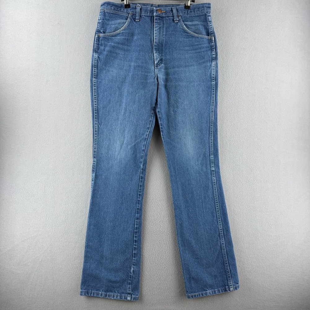 Wrangler Jeans Mens 36x36 (Fits 34x34) Slim Bootcut 935NAV VTG Y2K